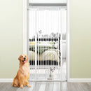 67.5" Extra Tall Pet Gate Heavy-Duty Metal Cat Gate with 30.5"-41" Wide Opening-White by LJGDeals
