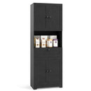 67.5 Inch Tall Modern Freestanding Floor Storage Cabinet with 4 Doors and 1 Drawer by LJGDeals