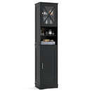 67 Inch Tall Bathroom Cabinet Freestanding Storage Cabinet with 5 Adjustable Shelves by LJGDeals