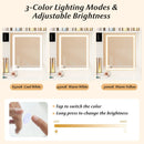67 Inches Tall Vanity Set with Mirror Makeup Dressing Table with Charging Station-White by LJGDeals