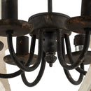 Chandelier, Hanging Light Fixture With Adjustable Chain For Kitchen, Bulb Not Included by HouseOfZazla