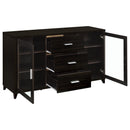 Barnaby - 4 Piece Rectangular Entertainment Center - Cappuccino by HouseOfZazla