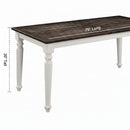 Dining Table With Leaf, Expandable - Brown by HouseOfZazla