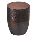 Johnsen - Handcrafted Large Metal Accent Table by Unique Piece Furniture