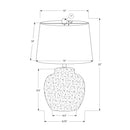 Lighting, Table Lamp, Concrete, Modern - Cream