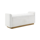 Upholstered Storage Bench With Safety Hinge by HouseOfZazla