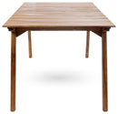 Outdoor 7 Pieces Outdoor Acacia Wood Dining Set, Teak