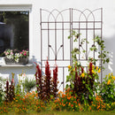 Metal Garden Trellis Rustproof For Climbing Plants Outdoor Flower Support by HouseOfZazla