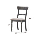 Leventis Linen Weathered Side Chair (Set of 2) - Light Brown
