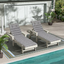 2 Piece Outdoor Chaise Lounge Chair Cushion Set by HouseOfZazla