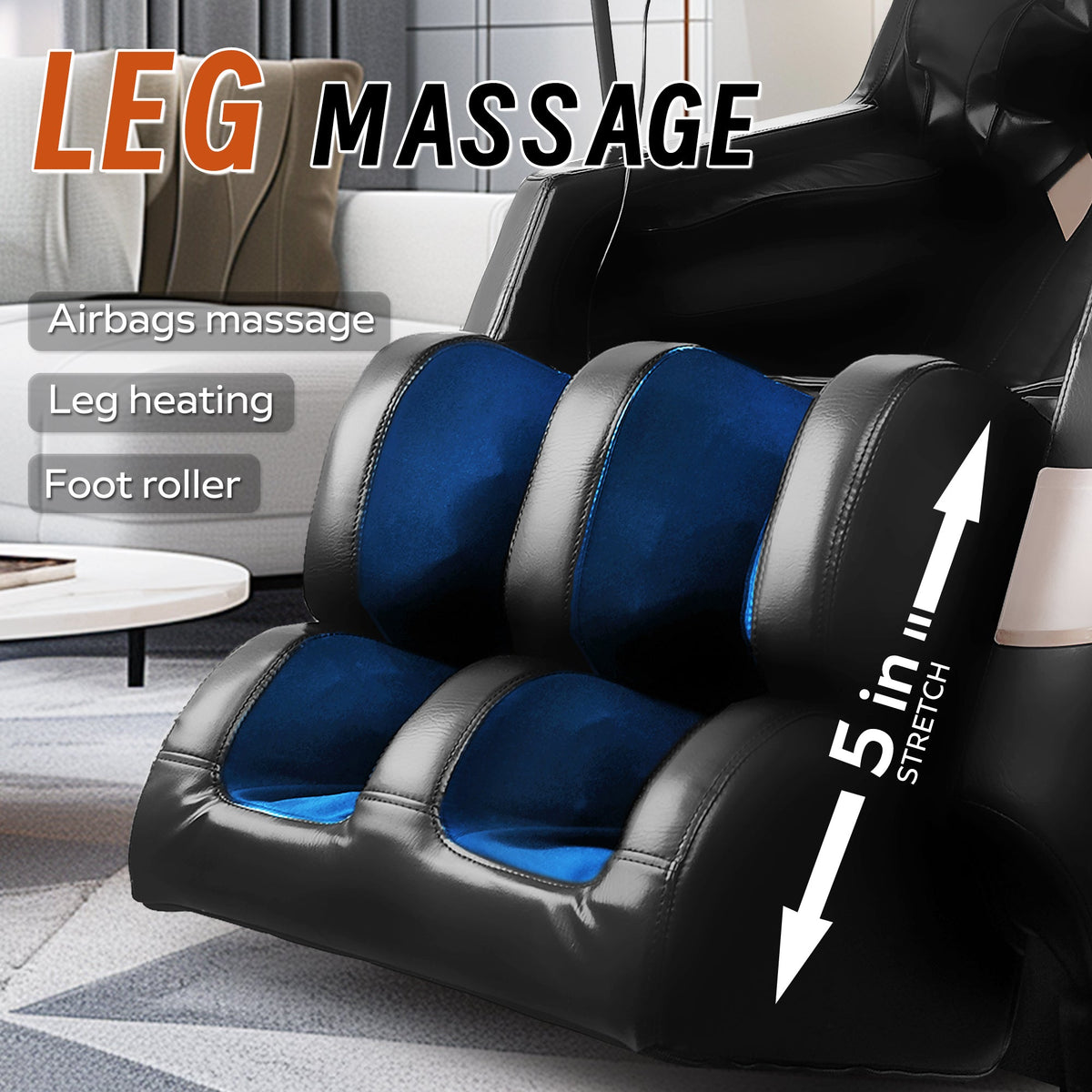 Massage Chair with Bluetooth Connectivity and Speakers, photo 5 of 7