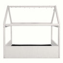 Upholstered House Style Daybed With LED Light Strips