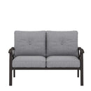 All-Weather Loveseat 2 Seats Sofa With Cushions by HouseOfZazla