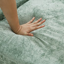 Boneless Design Upholstered Sofa Bed With Cup Holders