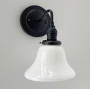 Antique 1930's Milk Glass Wall SCONCE Lighting