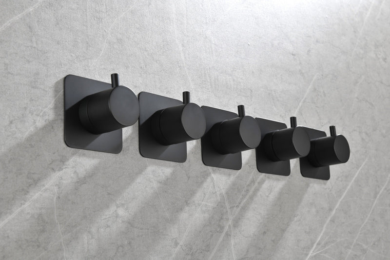 3/4" Cast Metal Volume Control Valve 3-Piece Extra High Flow Master Shower Volume Control Adjustable brass handle valve body, 1 piece each on the left and right