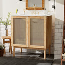 Bathroom Vanity Cabinet With Doors, Soft Close Design by Unique Piece Furniture
