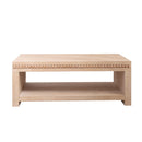 Modern Coffee Table With Beaded Trim