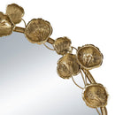 Full Length Arched Wall Mirror With en Leaf Accents Decorative Mirror For Living Room Bedroom - Gold by Unique Piece Furniture