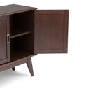 Draper - Low Storage Cabinet - Medium Auburn Brown by Unique Piece Furniture