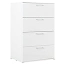 Bliss - Glossy 4 Drawer Jumbo Chest With Extra Deep Storage by HouseOfZazla