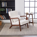 Accent Chair With Pillow And Wood Frame by HouseOfZazla