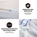 8 Inch Made in USA Bamboo Charcoal Infused Gel Memory Foam Mattress in a Box, CertiPUR-US Certified, Full Mattress with Fiberglass Free Cover, Medium