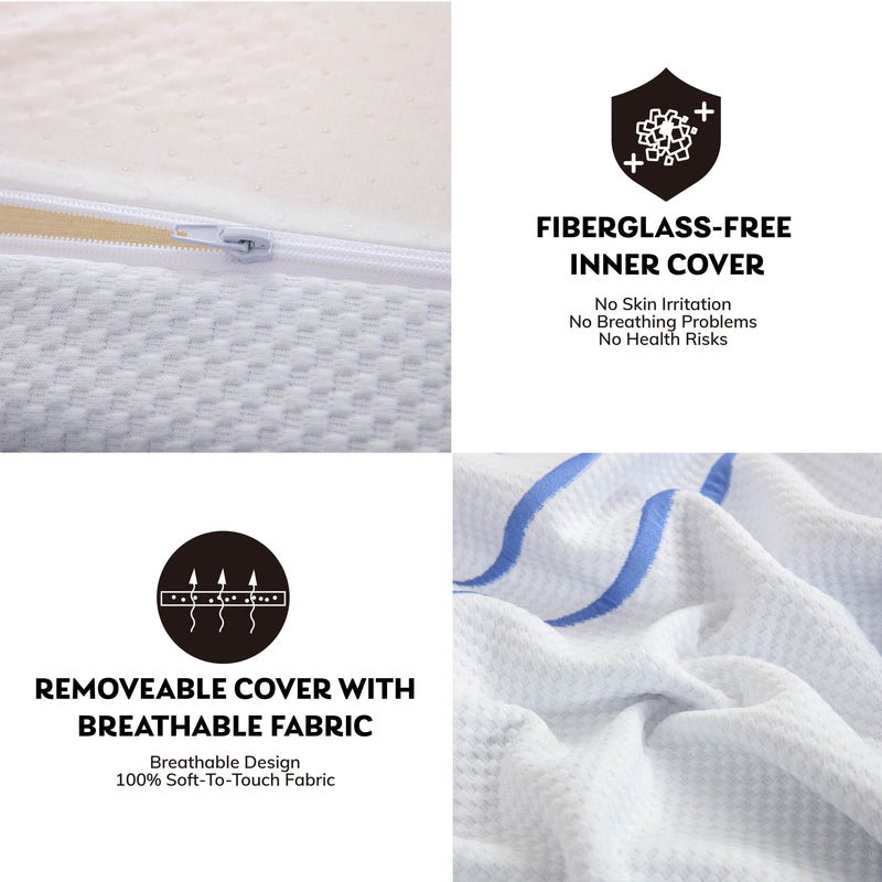 8 Inch Made in USA Bamboo Charcoal Infused Gel Memory Foam Mattress in a Box, CertiPUR-US Certified, Full Mattress with Fiberglass Free Cover, Medium