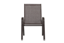 6 Piece Patio Chairs with High Backrest and Armrest - Brown by HouseOfZazla