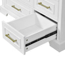 Traditional Bathroom Vanity With Soft Close Doors And Drawers by HouseOfZazla