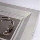 Propane Gas Fire Pit Table, 50000 Btu, Rectangular For Outside - Light Gray by HouseOfZazla