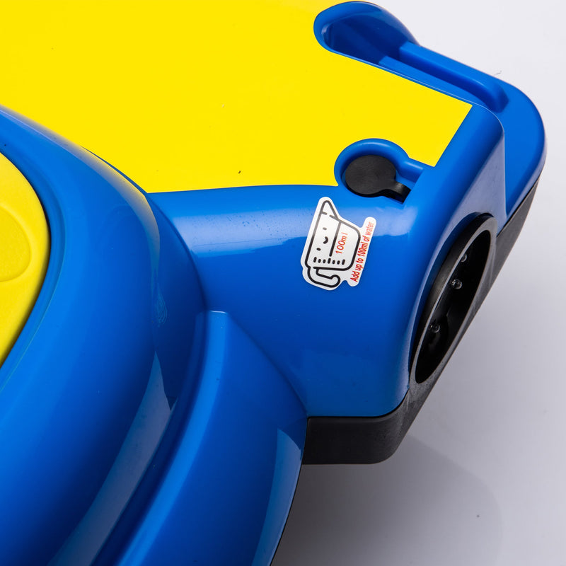 24V Kids Ride On Electric scooter w/ helmet knee pads,24v ride on toy for kids,Spray function,2WD 400w wheel-hub motor,5.59-6.84MPH,Gravity Steering,Use for 1-2 hours,Exercise your child age 6+.