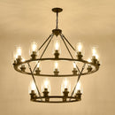 20-Light 2 Tier Chandelier