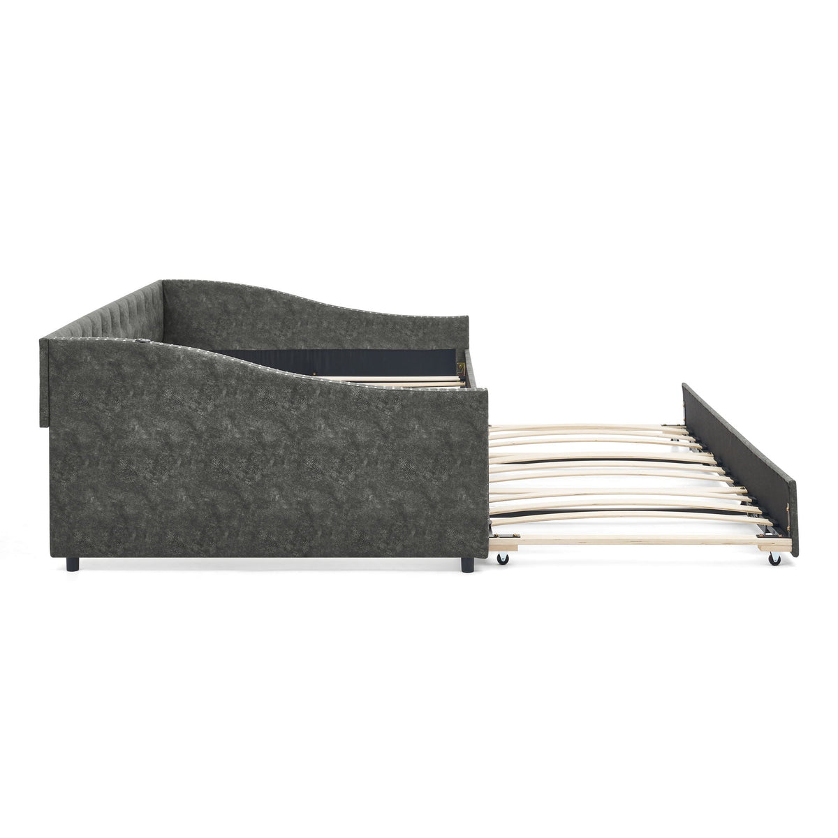Upholstered Daybed With USB Charging & Pull Out Bed, photo 25 of 40