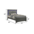 Blaze - Bedroom Set With LED Headboard