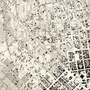 Vintage Map of San Francisco, California 1857