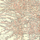 Vintage ABC Pathfinder Railway Guide Map 1902
