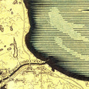 Vintage Map of Cape Cod, MA 1931