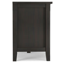 Warm Shaker - TV Media Stand - Hickory Brown