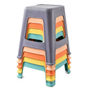 5 Pack Stackable Classroom Stools, 18.8" Height Colorful Nesting Plastic Stool by HouseOfZazla