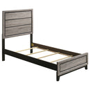 Watson Five-piece Twin Bedroom Set Light Taupe