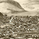 Vintage Map of Deposit, New York 1887