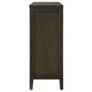 Wilkes 6-drawer Dresser Cabinet Dark Cocoa