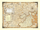 Vintage Pictorial Map of Boston, MA 1938