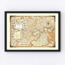 Vintage Pictorial Map of Boston, MA 1938