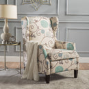 Westeros Wing Back Fabric Upholstered Recliner by Unique Piece Furniture