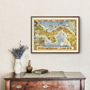 Pictorial Map of Panama 1939