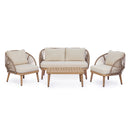 4-Piece Acacia Wood Patio Seating Set