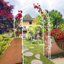 Metal Garden Arch Assemble Freely With 8 Styles Garden Arbor Trellis Climbing Plants Support Rose Arch by HouseOfZazla
