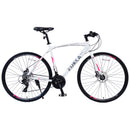24 Speed Hybrid bike Disc Brake 700C Road Bike For men women's City Bicycle